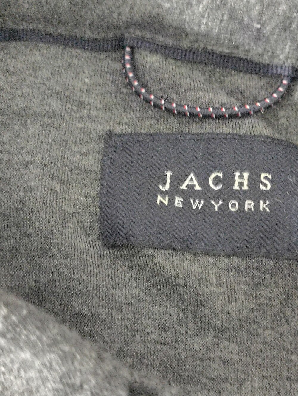 Jachs New York Gray Fleece Polo – Men’s Size Large - Picture 7 of 9